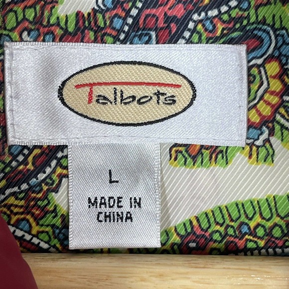 Talbots Red Duck Down Puffer Vest - Picture 3 of 5